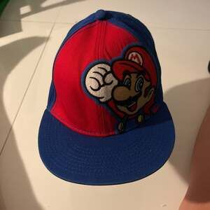 Super Mario Bros. Red Blue Snapback Hat - Nintendo Licensed